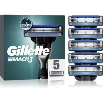 Gillette Mach3 Змінні картриджі 5 кс - зображення 1