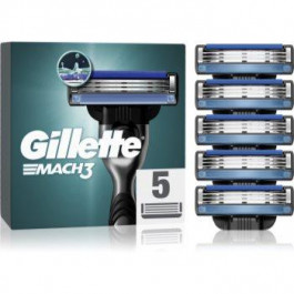   Gillette Mach3 Змінні картриджі 5 кс