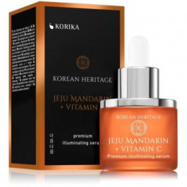 KORIKA Korean Heritage Jeju Mandarin + Vitamin C Premium Illuminating Serum сироватка (освітлюючий) з вітам