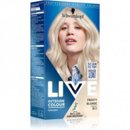 Schwarzkopf LIVE Intense Colour перманентна фарба для волосся відтінок B11 Frosty Blonde