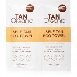 TanOrganic The Skincare Tan серветки для автозасмаги 2x10 мл