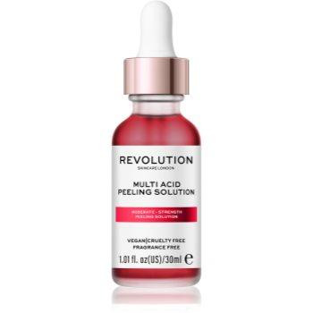 Revolution Skincare AHA + BHA Moderate Multi Acid Peeling Solution ніжна сироватка для шкіри з ефектом пілінгу 30 мл - зображення 1