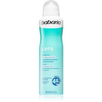 Babaria Deodorant Cero антиперспірант спрей для чутливої шкіри 200 мл - зображення 1