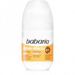 Babaria Deodorant Double Effect кульковий антиперспірант для уповільнення росту волосся 50 мл