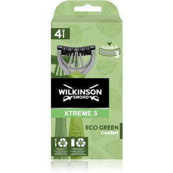 Wilkinson Sword Xtreme 3 Eco Green одноразова бритва для чоловіків 4 кс - зображення 1