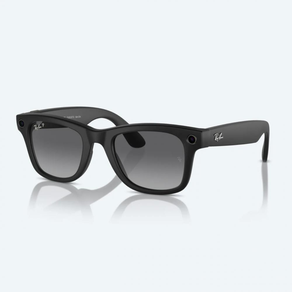 Ray-Ban Смарт-окуляри Meta Matte Black, Polarized Gradient Graphite - зображення 1