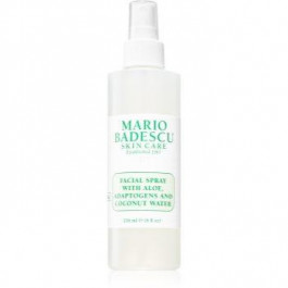 Mario Badescu Facial Spray with Aloe, Adaptogens and Coconut Water освіжаюча есенція для нормальної та сухої шкіри