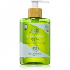APIS Professional Aloe Vera інтенсивний зволожуючий гель для обличчя, тіла та волосся 300 мл