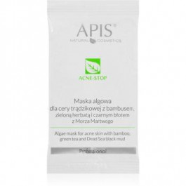 APIS Professional Acne-Stop Professional очисна та пом’якшувальна маска для жирної шкіри зі схильністю до акне 20 гр