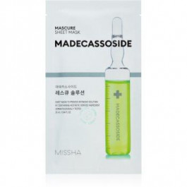 Missha Mascure Madecassoside живильна тканинна маска для чутливої та подразненої шкіри 28 мл