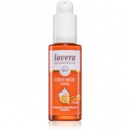 Lavera Glow by Nature освіжаюча зволожуюча сироватка для обличчя з вітаміном С 30 мл