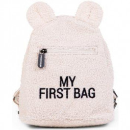 Childhome My First Bag Teddy Off White дитячий рюкзак 20x8x24 cm