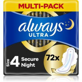 Always Ultra Secure Night прокладки гігієнічні 72 кс