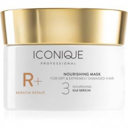 ICONIQUE Professional R+ Keratin repair Nourishing mask відновлююча маска для сухого або пошкодженого волосся 200 мл