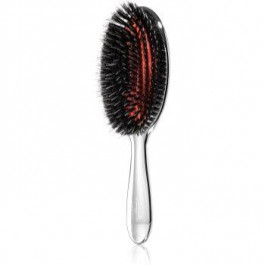 Janeke Chromium Line Air-Cushioned Brush with Bristles and Nylon Reinforcement овальна щітка для волосся 22