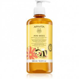 Apivita Kids Mini Bees мийний гель для тіла й волосся 500 мл