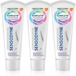 Sensodyne Complete Protection Whitening відбілююча зубна паста 3x75 мл