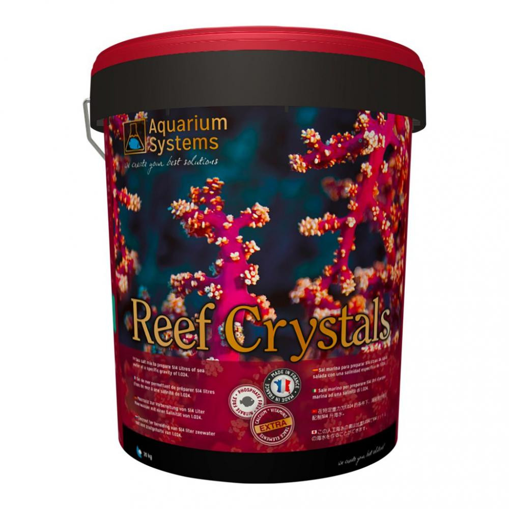 Aquarium Systems Соль для морского аквариума Aquarium Systems Reef Crystals 20 кг для 550 л ведро - зображення 1