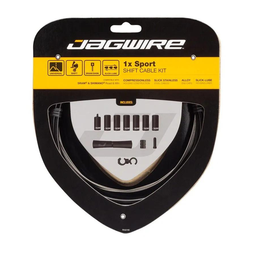 Jagwire Комплект  1X Sport Shift Kit UCK350 для перемикачів, на один бік, Чорний - зображення 1