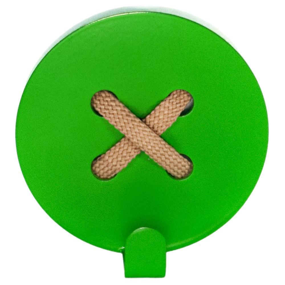 Glozis Вішалка настінна  Button Green (H-026) - зображення 1