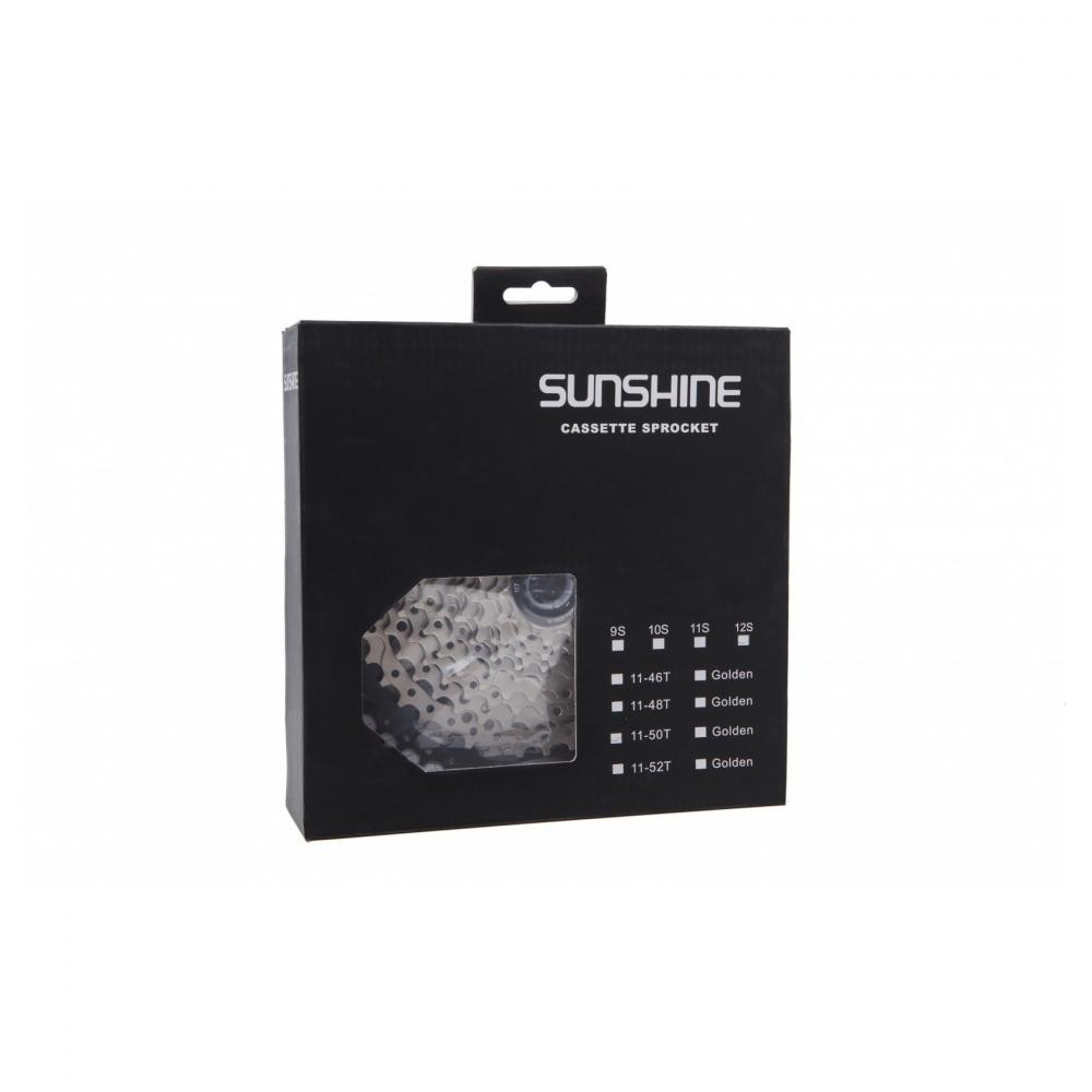 SunShine Касета 10-к 11-46T  CS-HR10-46 на 2-му алюм. павуку - зображення 1