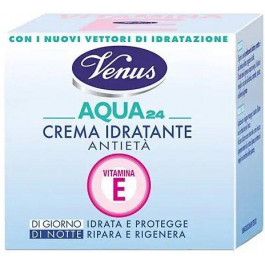 Venus Антивіковий крем для обличчя  Aqua 24 Anti-Aging Moisturizing Cream With Vitamin E Зволожуючий 50 мл