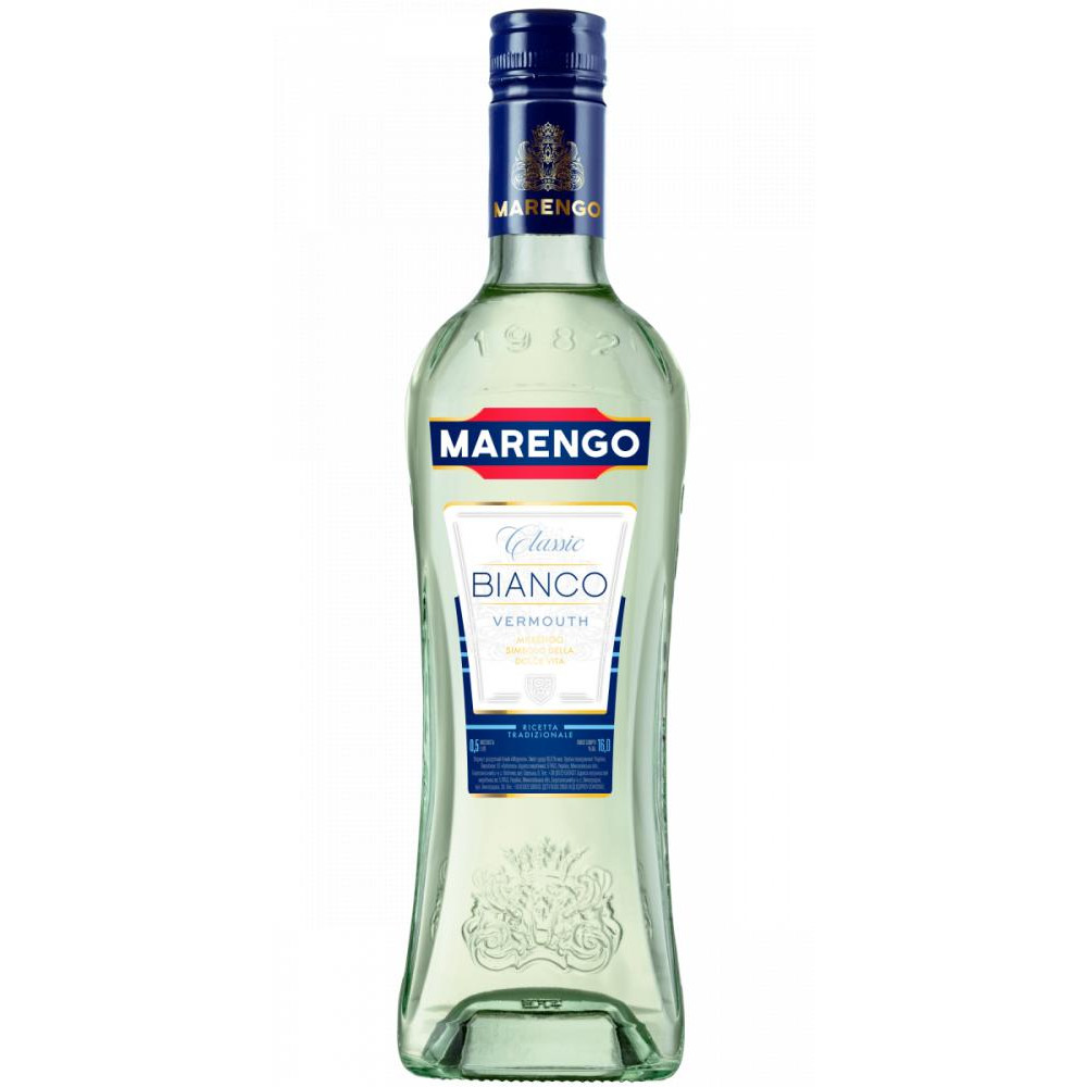 Marengo Вермут  Bianco Classic, білий, десертний, 16%, 0,5 л (398801) (4820004921585) - зображення 1