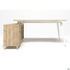 Art Metal Furniture Delta DL-100L білий/блеквуд ячмінний (521594) - зображення 2