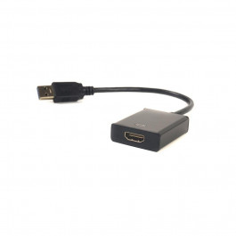 PowerPlant USB - HDMI Black (CA910373)
