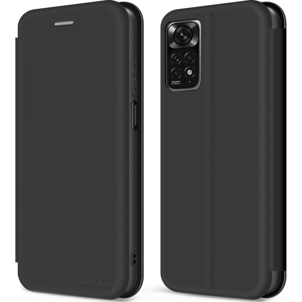 MakeFuture Flip Soft-Touch PU Xiaomi Redmi Note 11 Black (MCP-XRN11BK) - зображення 1