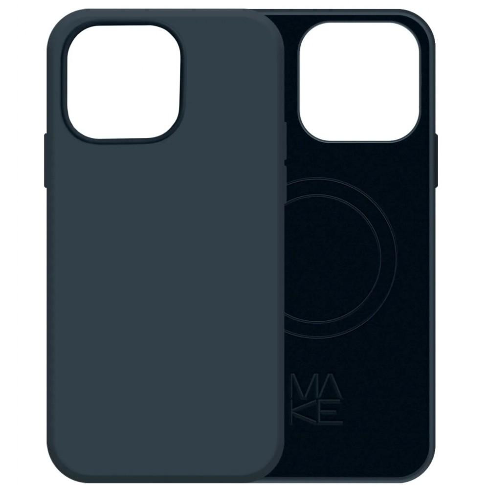 MAKE Apple iPhone 14 Premium Silicone MagPro Midnight (MCLPM-AI14MN) - зображення 1