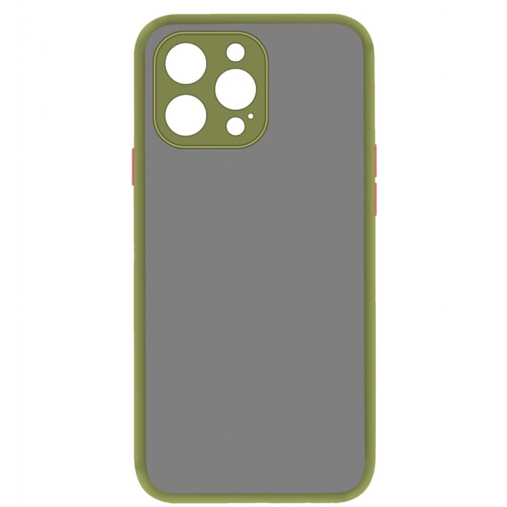 MAKE Apple iPhone 13 Pro Max Frame (Matte PC+TPU) Green (MCMF-AI13PMGN) - зображення 1