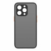 MakeFuture Matte PC+TPU Apple iPhone 13 Pro Frame Black (MCMF-AI13PBK) - зображення 1