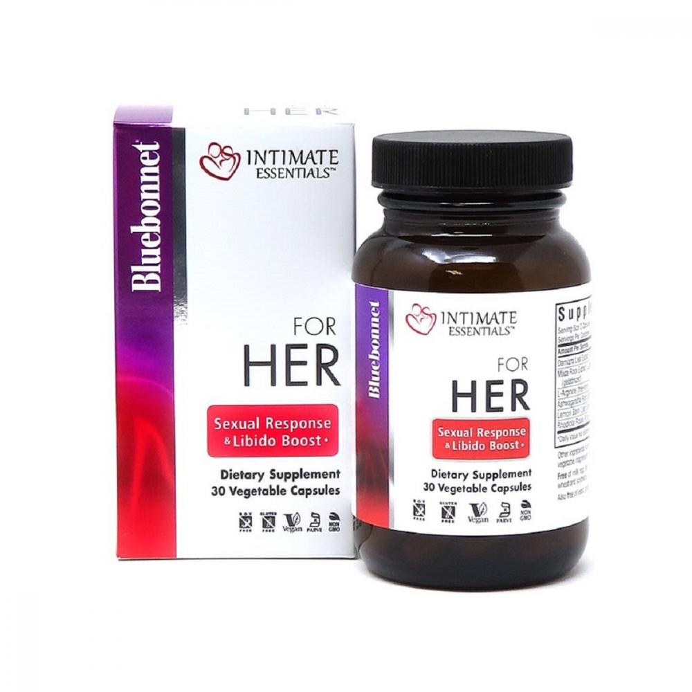 Bluebonnet Nutrition Комплекс Для Нее, Intimate Essentials For Her Sexual Response And Libido Boost, , 60 капсул - зображення 1