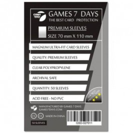Games7Days Протектори для карт  (70 х 110 мм, Magnum Ultra-Fit, 50 шт.) (PREMIUM) (GSD-027011)