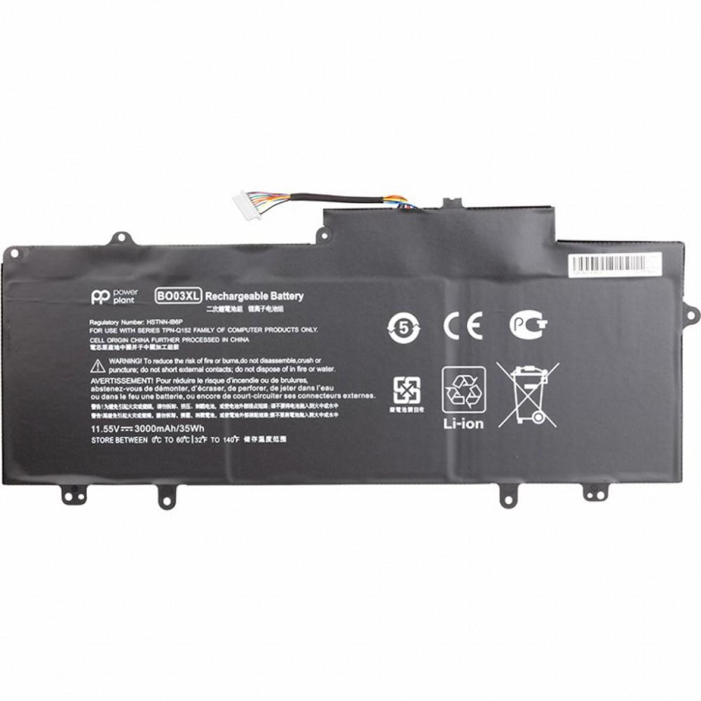 PowerPlant HP Chromebook 14 G3 B003XL 11.55V 3000mAh (NB461479) - зображення 1