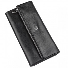 ST Leather Женский кошелек  20090 кожаный черный