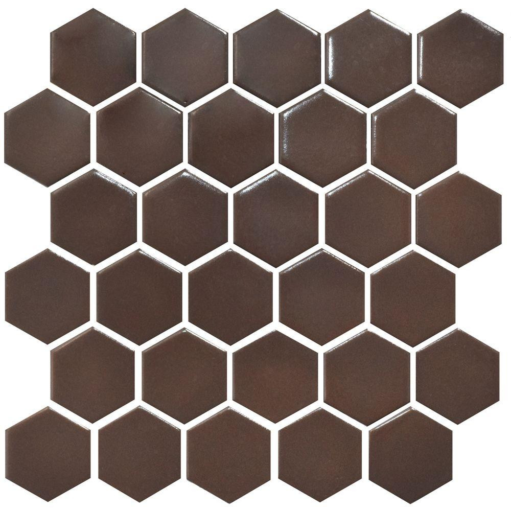 Kotto Keramika HEXAGON H 6005 Coffee Brown - зображення 1