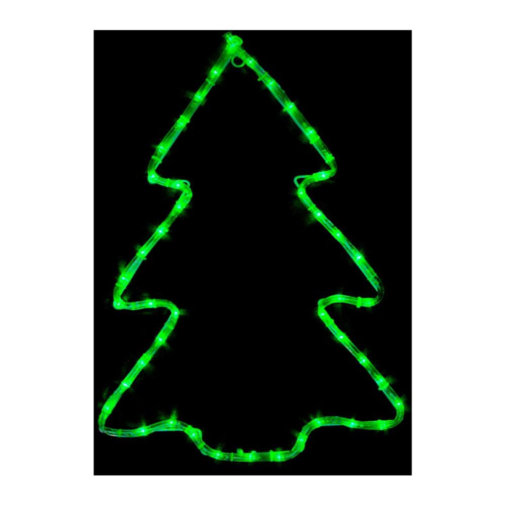 DeLux MOTIF Christmas tree 60*45см 7 flash зелен. IP44 (90012986) - зображення 1