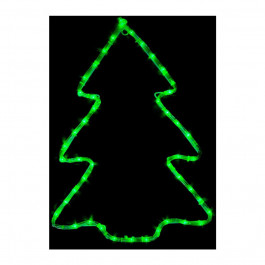 DeLux MOTIF Christmas tree 60*45см 7 flash зелен. IP44 (90012986)