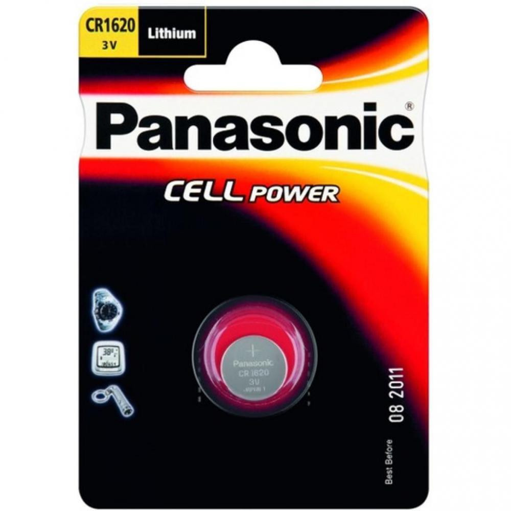 Panasonic CR-1620 bat(3B) Lithium 1шт (CR-1620EL/1B) - зображення 1