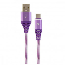 Cablexpert Premium USB2.0 AM/CM Purple 2m (CC-USB2B-AMCM-2M-PW)