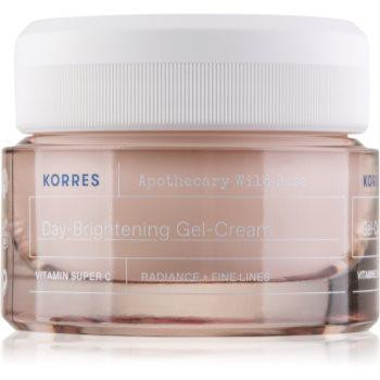 Korres Wild Rose зволожуючий крем-гель для сяючої шкіри 40 мл - зображення 1