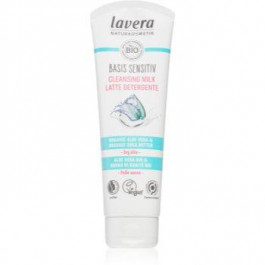 Lavera Basis Sensitiv очищуюче молочко для обличчя для сухої шкіри 125 мл