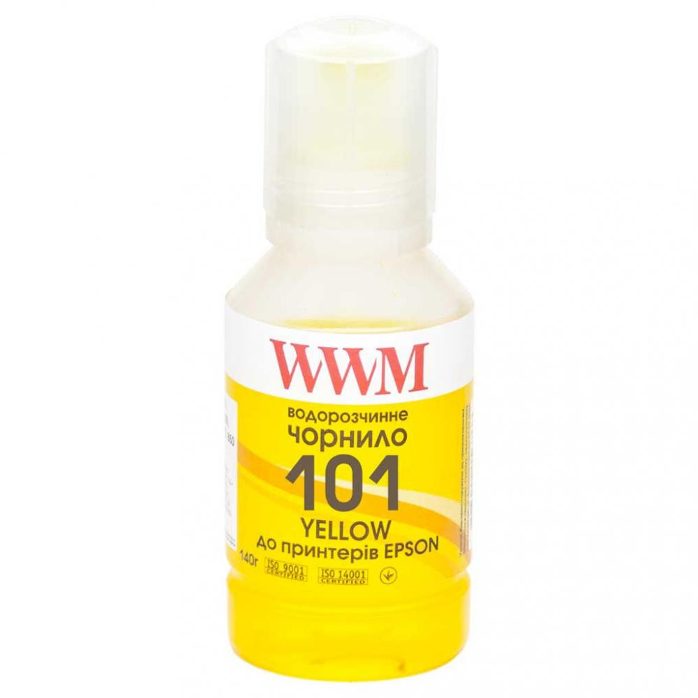 WWM Чернила 101 для EPSON L4150/ 4160 140г Yellow (E101Y) - зображення 1