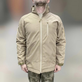 Wolftrap Куртка чоловіча зимова , Softshell, колір Бежевий, розмір L (242108)