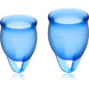 Satisfyer Feel Confident Menstrual Cup менструальна чаша Dark blue - зображення 1