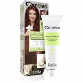 Delia Cosmetics Cameleo Color Essence фарба для волосся в тюбику відтінок 5.6 Mahogany Brown 75 гр