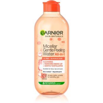 Garnier Skin Naturals Micellar Gentle Peeling Міцелярна вода з ефектом пілінгу 400 мл - зображення 1