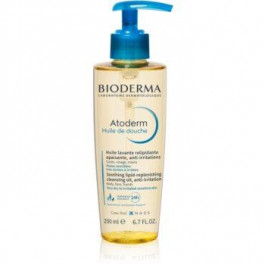 Bioderma Atoderm Shower Oil високо поживний заспокоюючий гель для душа для сухої та подразненої шкіри 200 мл
